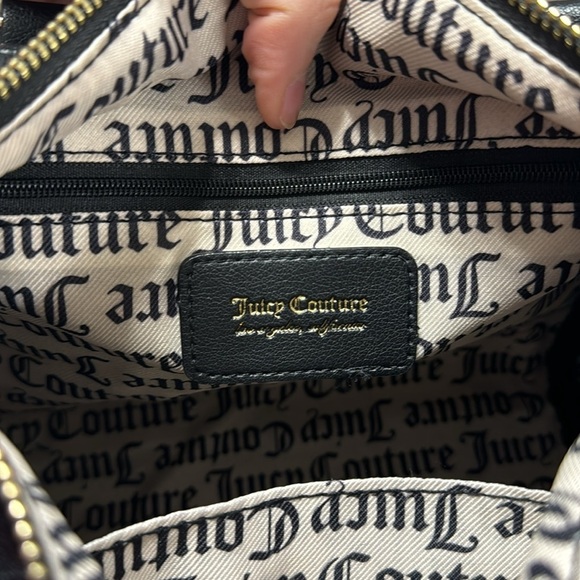 NEW WITH TAGS Juicy Couture Charms Speedy Crossbody Handbag, black - Picture 4 of 6